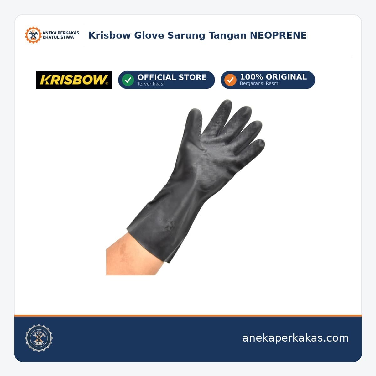 Krisbow Glove Sarung Tangan NEOPRENE — Sarung Tangan Safety