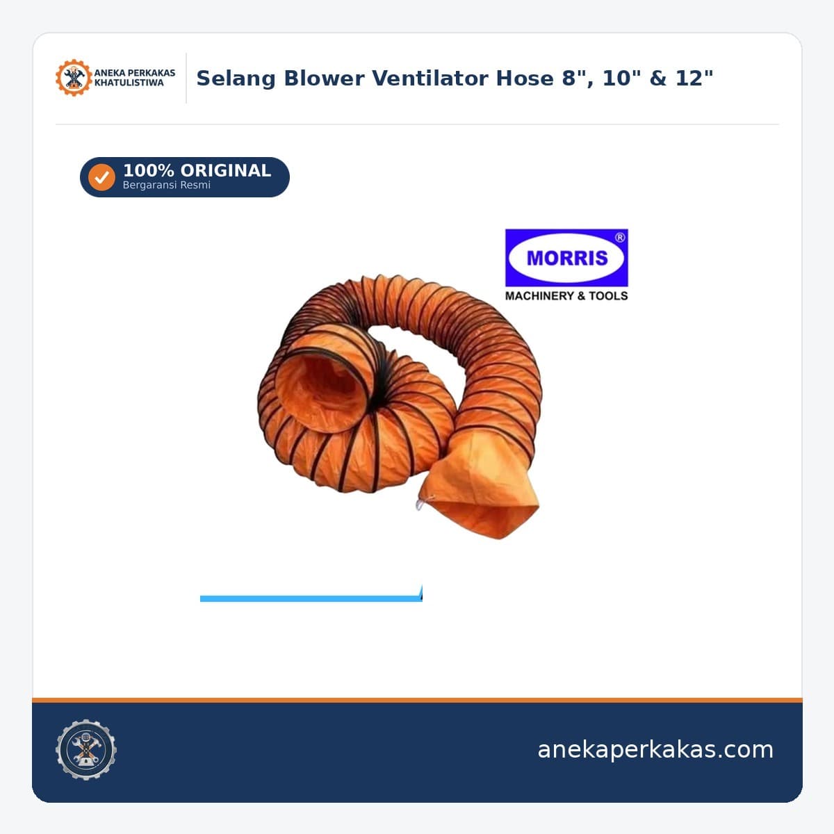 Selang Blower Ventilator Hose 8", 10" & 12" — Mesin Blower